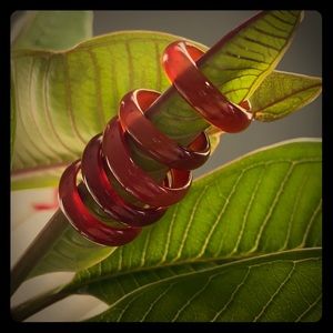 Be Well Red Gemstone Set